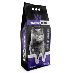 خاک گربه 5Kg و 10Kg لوندر Wonder White