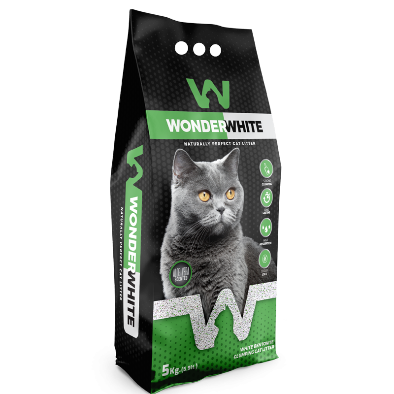 خاک گربه 5Kg آلوورا Wonder White