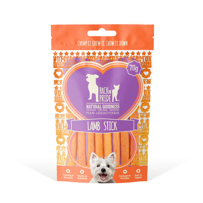 تشویقی سگ با طعم سوشی Pack’N Pride Lamb Stick