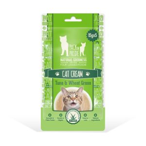 بستنی تشویقی گربه Pack’n Pride با طعم تن ماهی و علف گندم